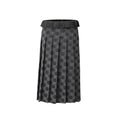 polka-dot pleated skirt