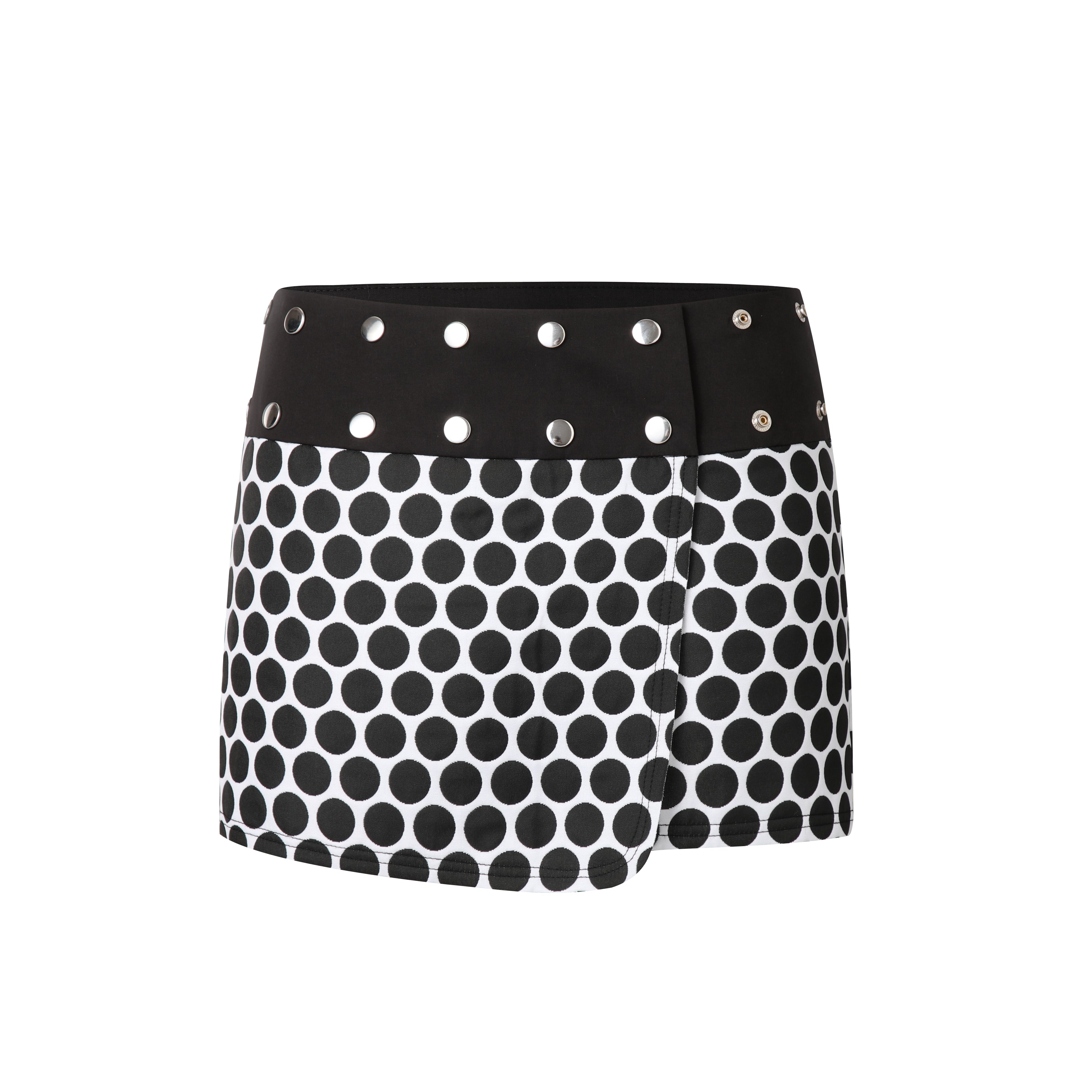 polka-dot skirt